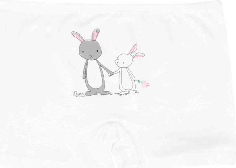 EQru Girls 5 Piece Boxer - Cute Rabbit Patterned 5-Pack Boxer  - Image 4