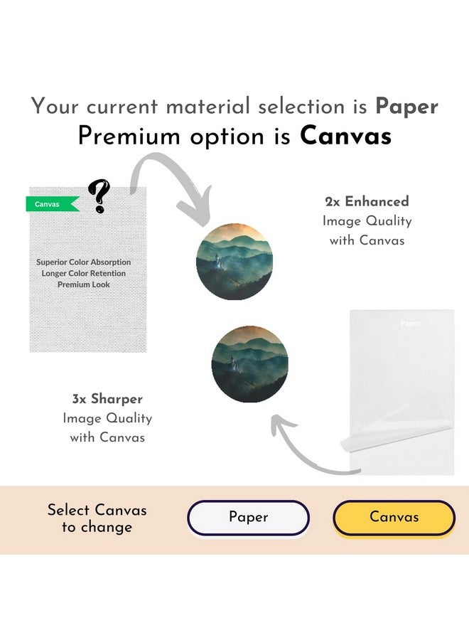 Mad Masters Mountains Scenery Painting Aesthetic Hanging Photo Frame Decorative Item Home Decoration and Wall Decor for Living Room and Bedroom (MM 1429, 12x18 Inch, Paper, With Plexi Glass) - Image 3