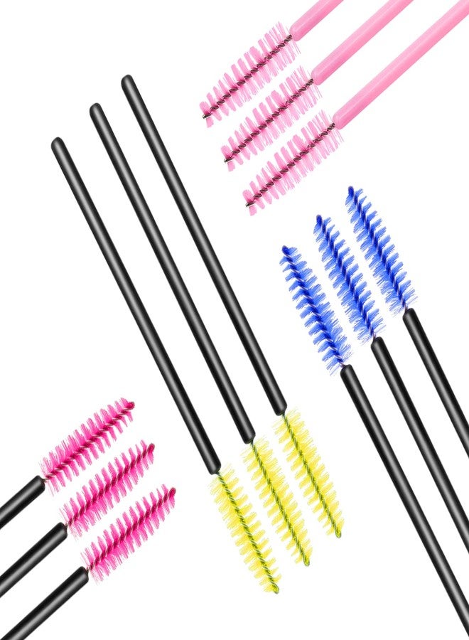 Queen Scepter 200 قطعة فرش ماسكارا رموش قابلة للاستخدام مرة واحدة لتمديد الرموش وأدوات مكياج الحواجب (4 ألوان مختلطة) - Image 5