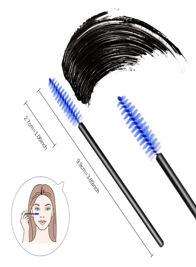 Queen Scepter 200 قطعة فرش ماسكارا رموش قابلة للاستخدام مرة واحدة لتمديد الرموش وأدوات مكياج الحواجب (4 ألوان مختلطة) - Image 3