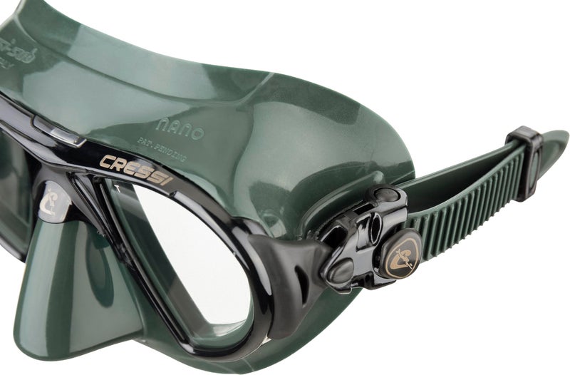 Cressi Nano 2-Lens Masks, Green/Green - Image 3