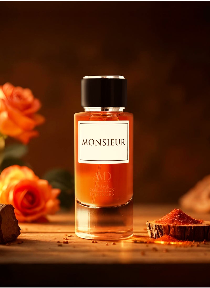 عطور ايه ام دي مجموعة كريم مونسيور من AMD Perfumes عطر رجالي EDP 85 مل  - Image 2