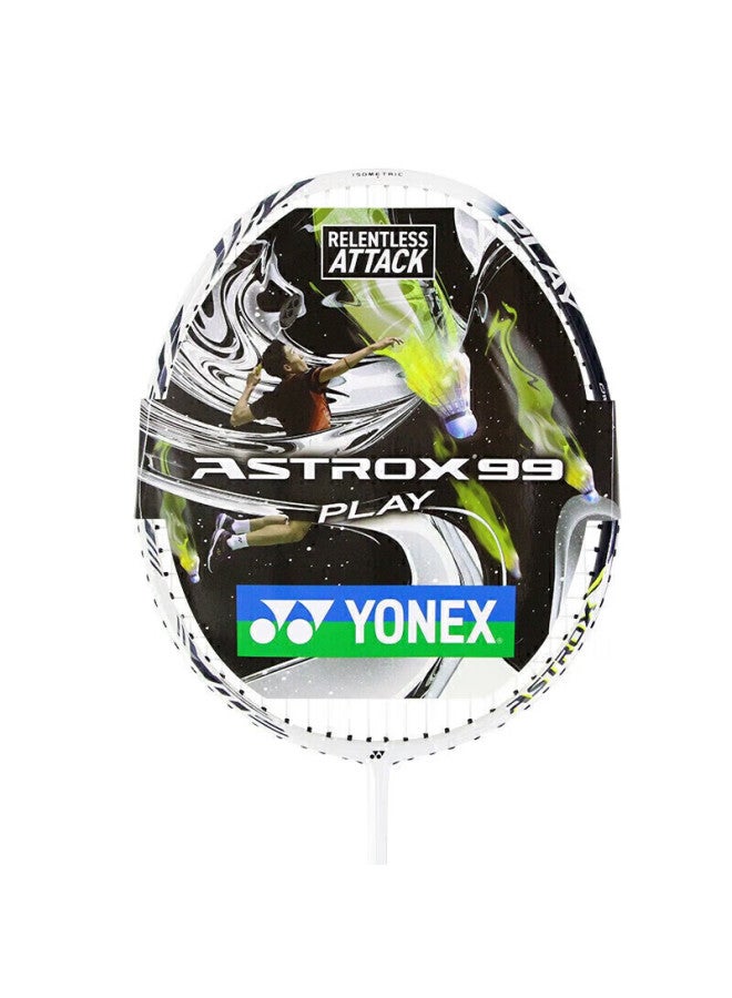 Yonex Yonex Badminton Racket, Full Carbon Fiber, For Training And Competition, Astrox Ax99play, White, 4u5, Pre-strung, With Grip Tape Included  - Image 2