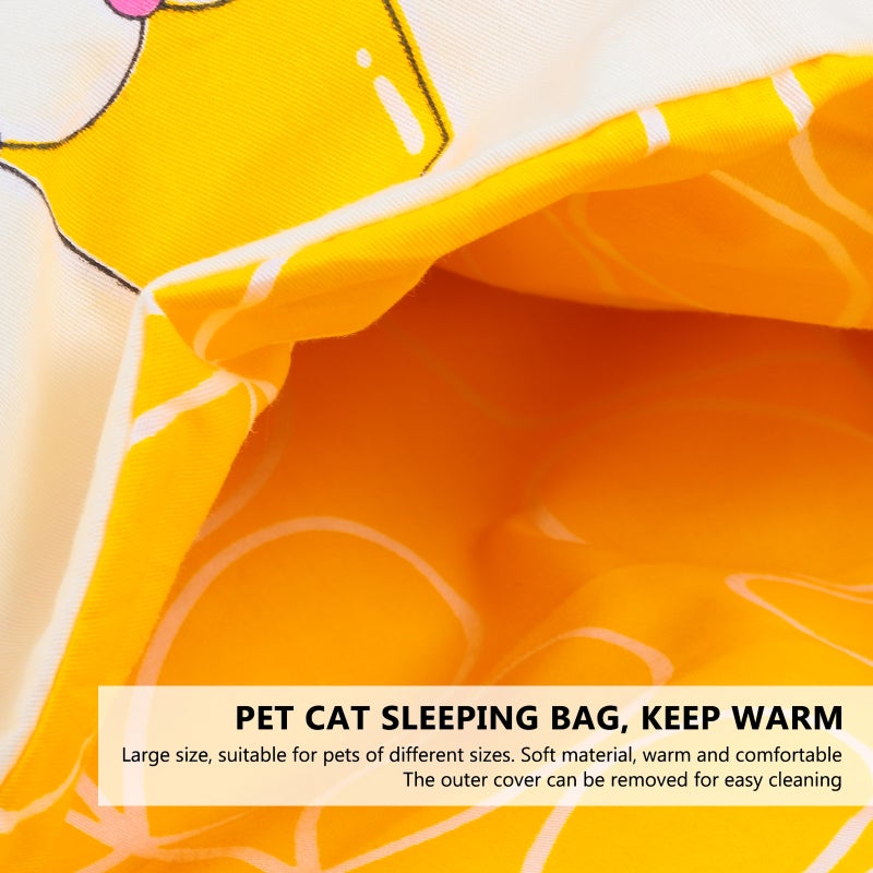 Lovely Pet Warm Pad Pet Cushion Cat Cartoon Comfortable Pet Nest - Image 5