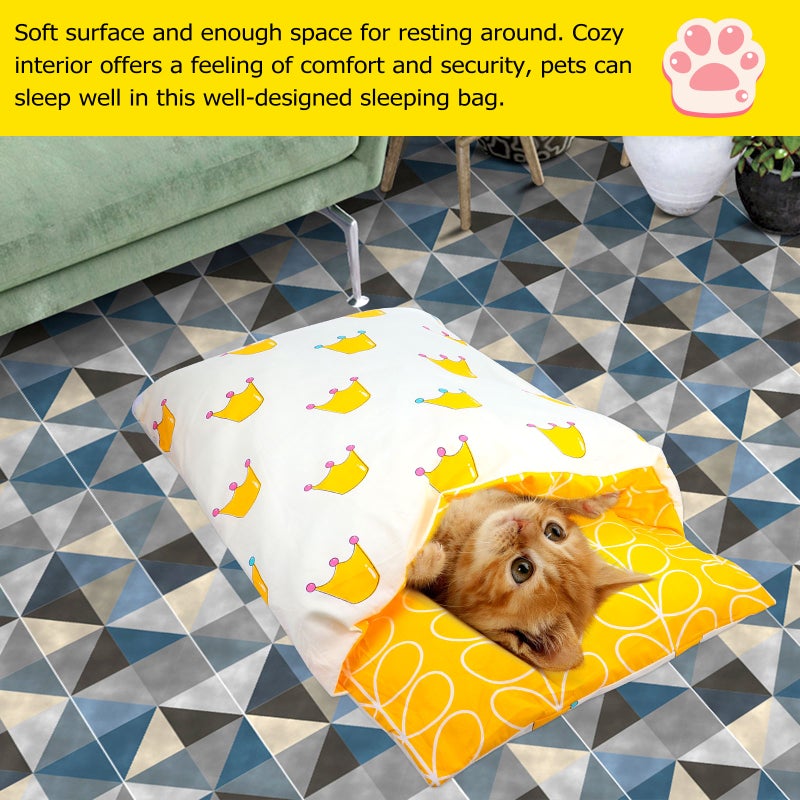 Lovely Pet Warm Pad Pet Cushion Cat Cartoon Comfortable Pet Nest - Image 3