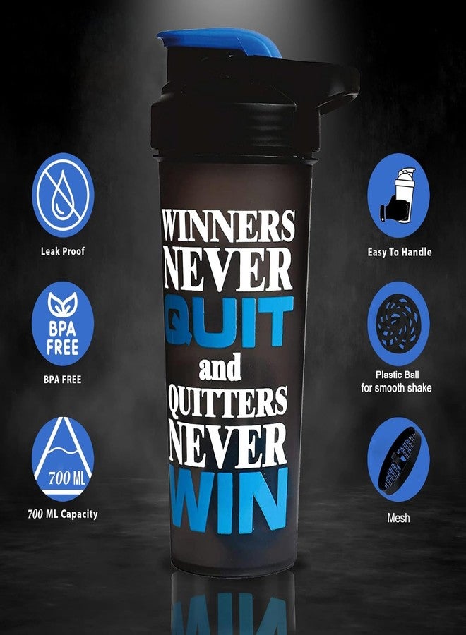 FIT FOCUS Premium Combo Set Latest Gym Bag & Shaker Bottle with Wrist Band | Protein Shaker Bottle 700 ml | Sports & Fitness Bag | Wrist Support Gym Band Men and Women (Blue) - Image 5