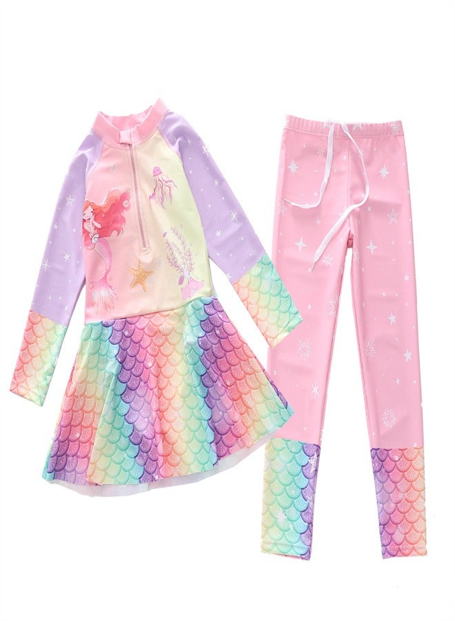 Loquat 2-piece set of girls' Swimwear Multicolour A - Image 1