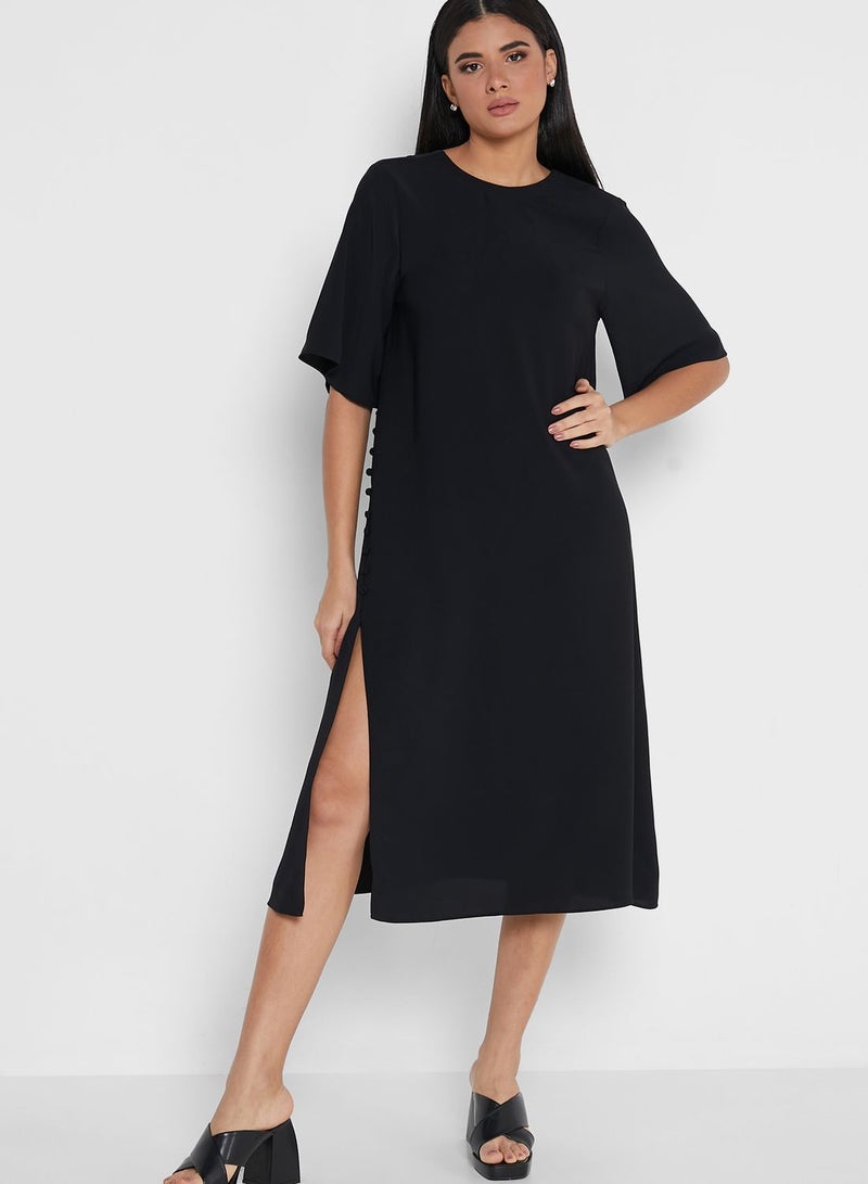 WAREHOUSE Side Slit Dress - Image 1