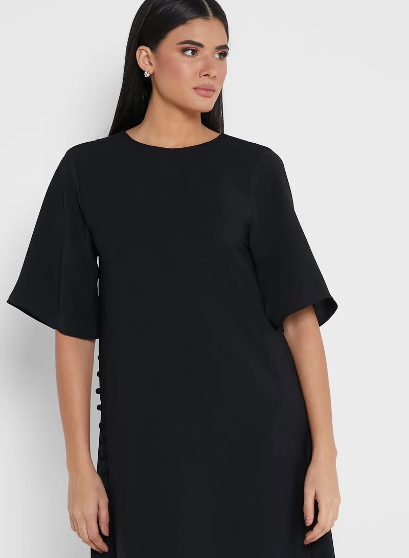 WAREHOUSE Side Slit Dress