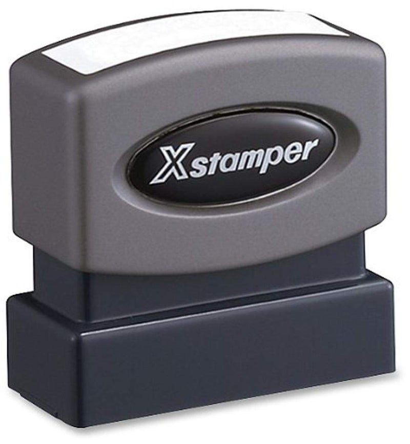 Xstamper One-Color Title Message Stamp, Past Due, Pre-Inked/Re-Inkable, Red (1362) - Image 3