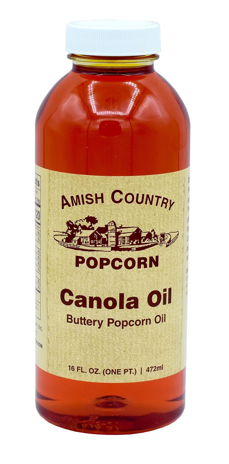 Amish Country Popcorn  Butter Flavored Canola Oil  16 oz  Old Fashioned NonGMO and Gluten Free 16 oz Jar - Image 3