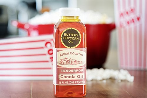 Amish Country Popcorn  Butter Flavored Canola Oil  16 oz  Old Fashioned NonGMO and Gluten Free 16 oz Jar - Image 5