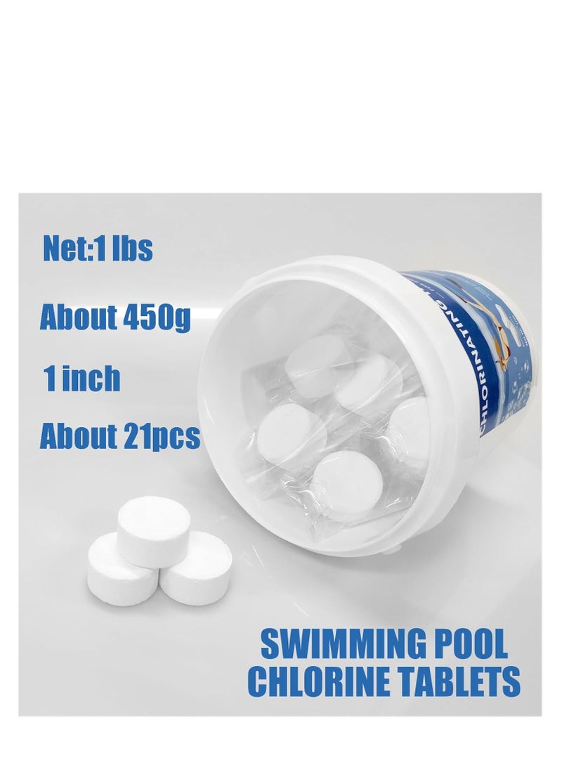 Swimming pool Cleaning Purifier Tablets, 1 inch Pool Cleaning Tablets 1 libs