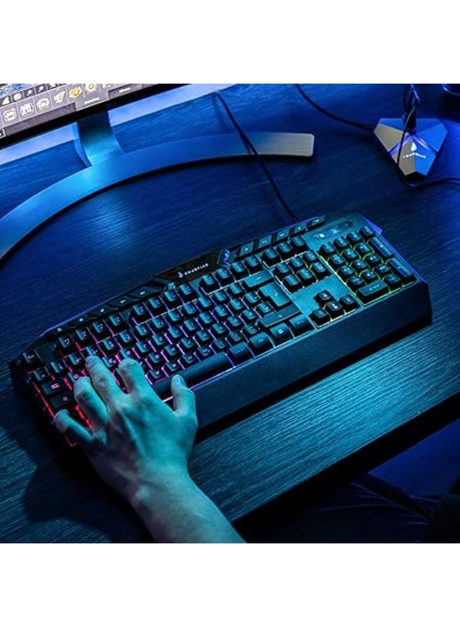 شور فاير لوحة مفاتيح SureFire KingPin RGB للألعاب والوسائط المتعددة - لغة إنجليزية بريطانية QWERTY - Image 4
