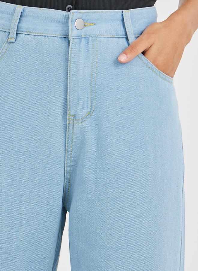 Styli Mid Rise Straight Fit Jeans - Image 3