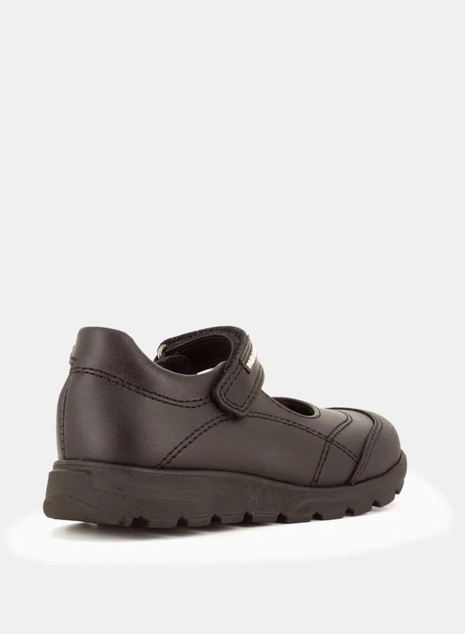 Pablosky Girls' Mary Jane School Shoes with Hook and Loop Closure