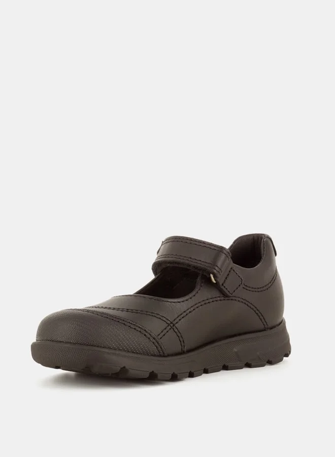 Pablosky Girls' Mary Jane School Shoes with Hook and Loop Closure