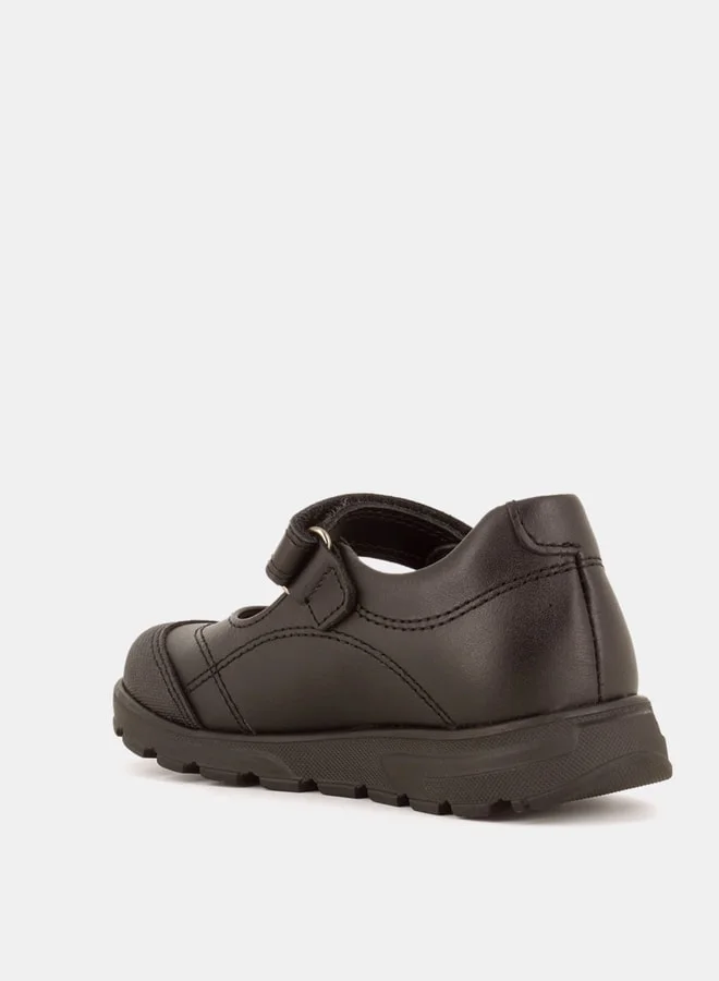 Pablosky Girls' Mary Jane School Shoes with Hook and Loop Closure