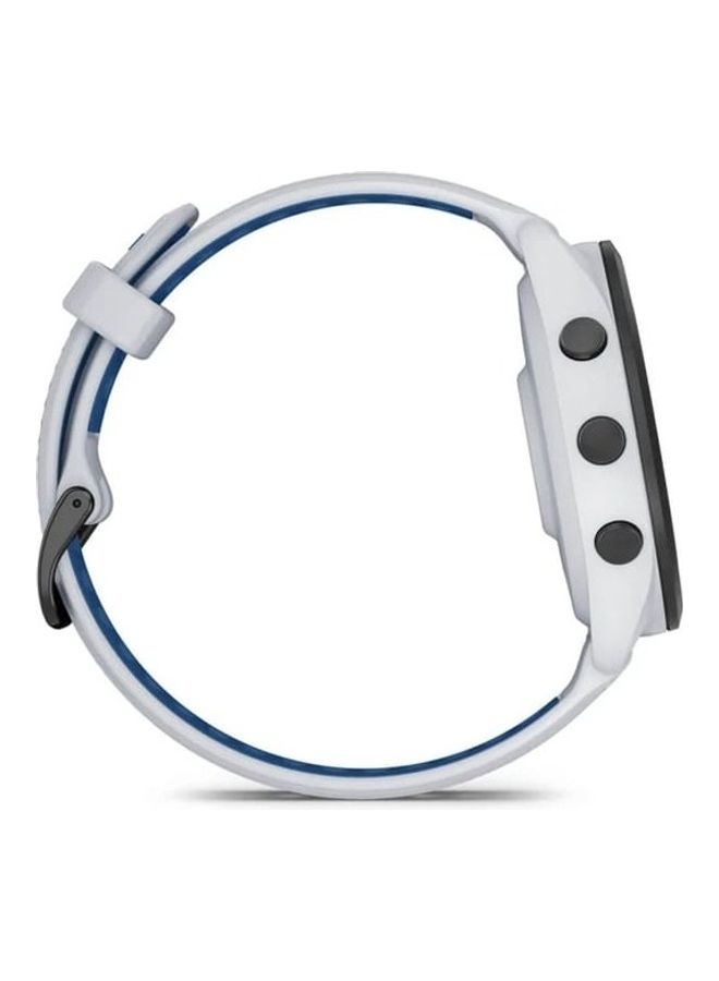 جارمين Forerunner 265 - 46 مم - عمر بطارية يصل إلى 20 ساعة في وضع GPS - شاشة Amoled مقاس 1.3 بوصة، مقاومة للخدش، زجاج Corning® Gorilla® 3، مراقب معدل ضربات القلب، تتبع الإجهاد، حفظ الموسيقى على الجهاز، ميزات GPS وتشغيل متقدمة، متقدمة مقاييس التدريب ورؤى الاسترداد، متوافقة مع iOS وأندرويد - Image 3