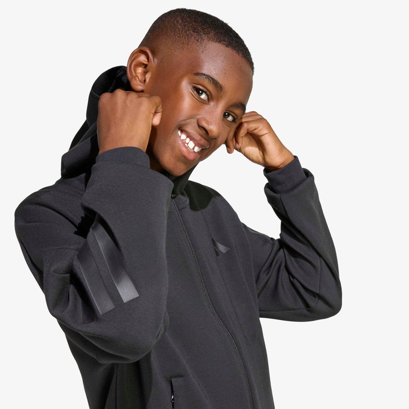 اديداس جاكيت بقبعة FUTURE ICONS 3 STRIPES FULL ZIP - Image 5