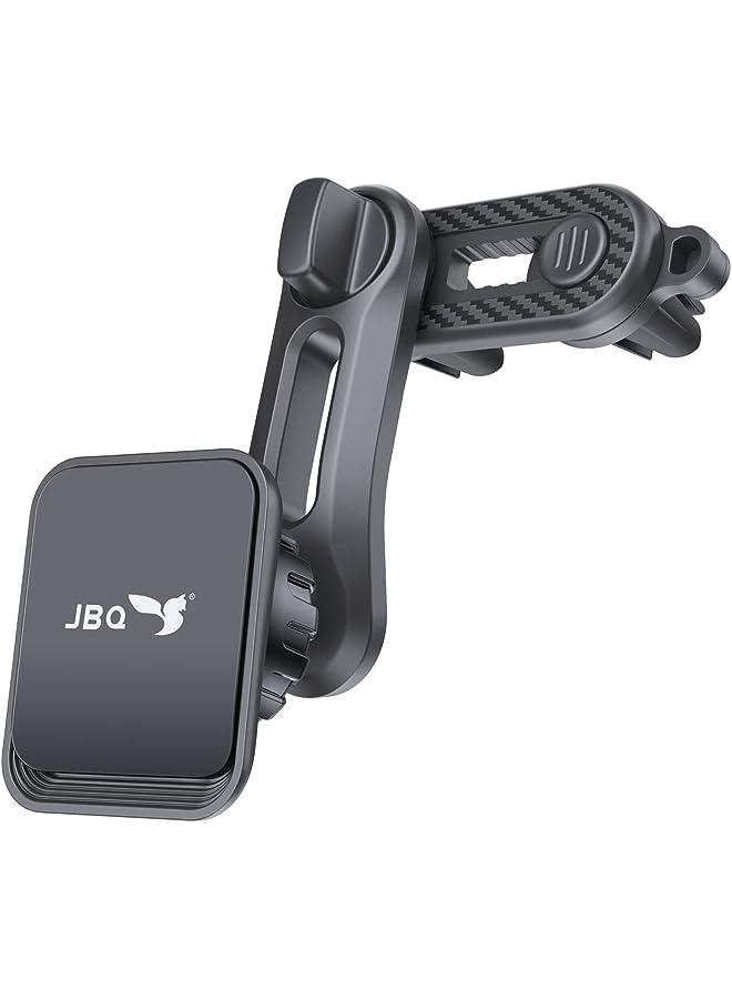 PROMASS Car Mobile Phone Holder, 720 Degree Adjustable Magnetic, Double Air Outlet, Dashboard Mobile Stand, Windshield Cradle Suction Compatible with iPhone 13 Pro 13 Pro Max 13  - Image 1