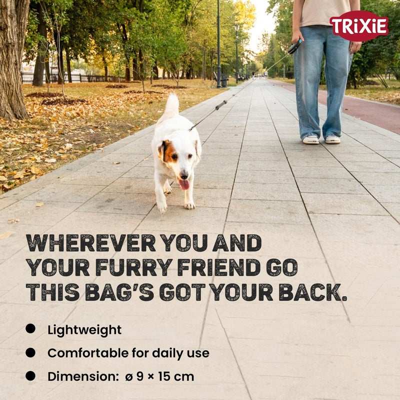 Trixie Dog Training Treat Pouch Lightweight & Durable Snack Bag for Walks, Training & Travel, Hands-Free Design, Black - Image 4