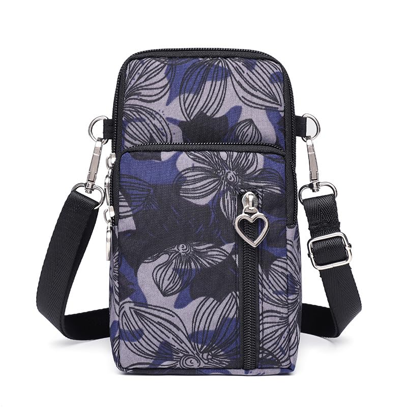 JANKS Small Crossbody Bags for Women Mini Cell Phone Purses with Crossbody Strap Phone Wallet Shoulder Bag Nylon Arm Bag - Image 1