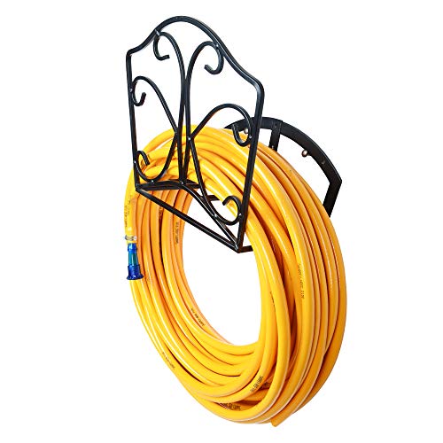 Sharpex Garden Hose Hanger & 30m Yellow 0.5 Inch Hose Pipe Combo - Wall Mount, Heavy Duty, Rust-Resistant, Multi-Purpose - Image 2