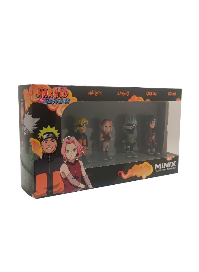Minix 4 Pack 7 Cm: Naruto Six Path Sage, Kakashi, Itachi, Sakura - Image 1