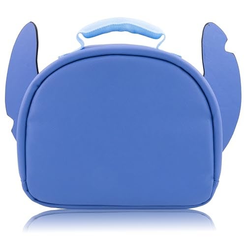 Fast Forward Disney Lilo and Stitch Lunch Box for Kids | PU Leather Insulated Lunch Bag Lunch Box for Girls, Boys, Unisex, Toddlers | Stitch Blue Reusable Lunchbox - Image 5