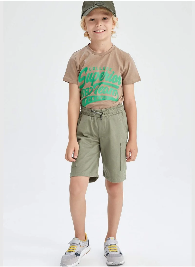 DeFacto Boy Regular Fit Woven Bottom Bermuda