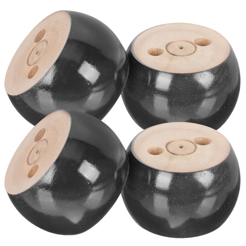 4Pcs Solid Wood Furniture Legs 4 Inch for Sofa Cabinet Table Replacement Feet - Image 2