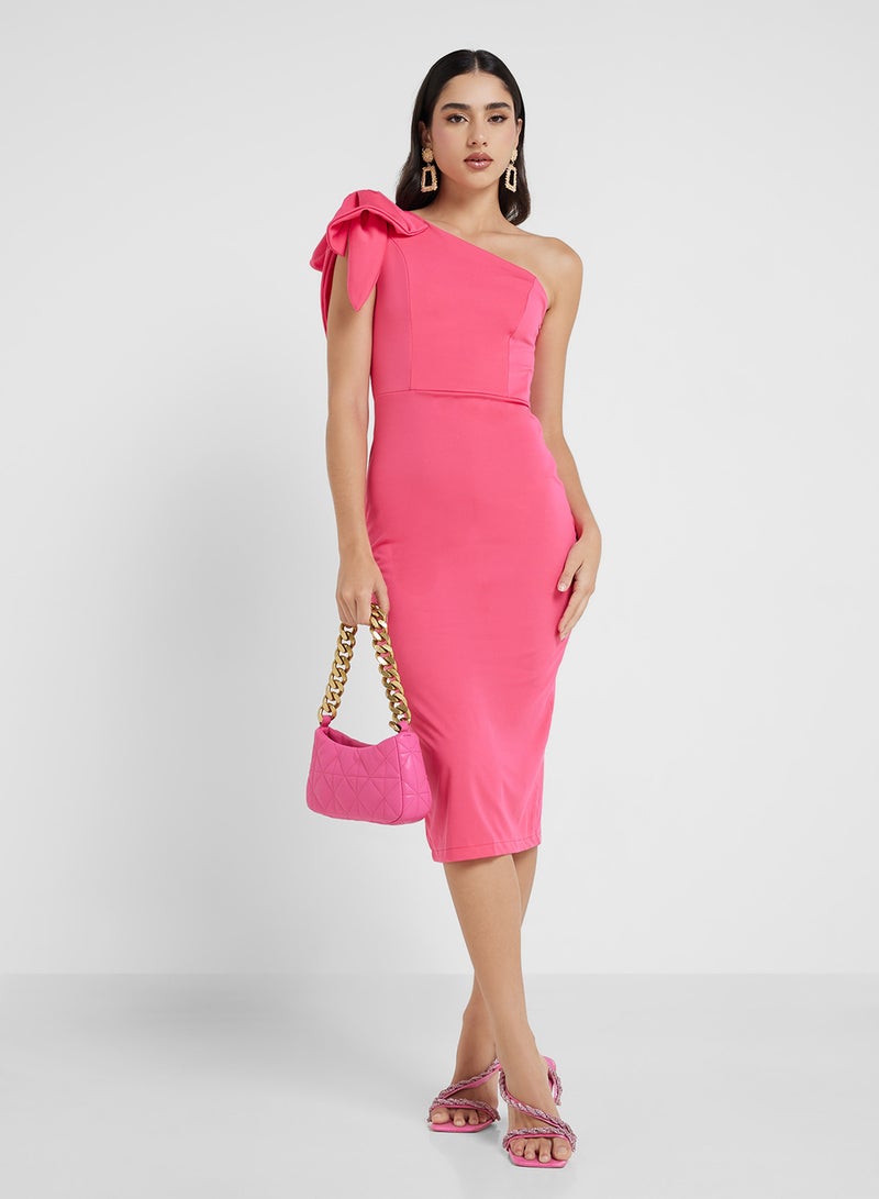 Ginger Bow Shoulder Dress - Image 1
