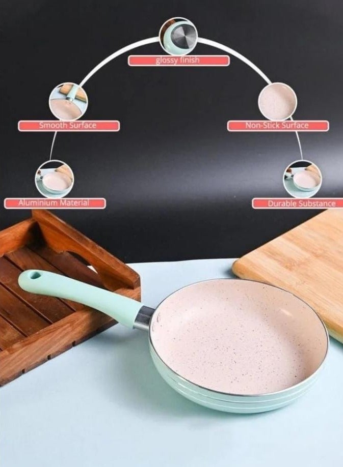 Non-stick pan for cooking eggs and pancakes -14CM - Practical design for easy food preparation - Image 3