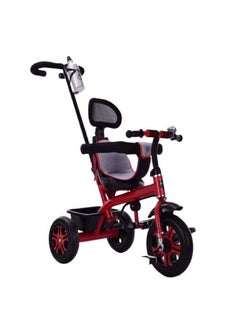 Other Manufacturer Tricycle For 2 To 6 Years Old Baby Cycle With Push Bar 3 Wheels Cycle Color Red  - Image 1