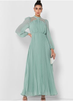 True Decadence Mesh Detail Balloon Sleeve Dress  - Image 4