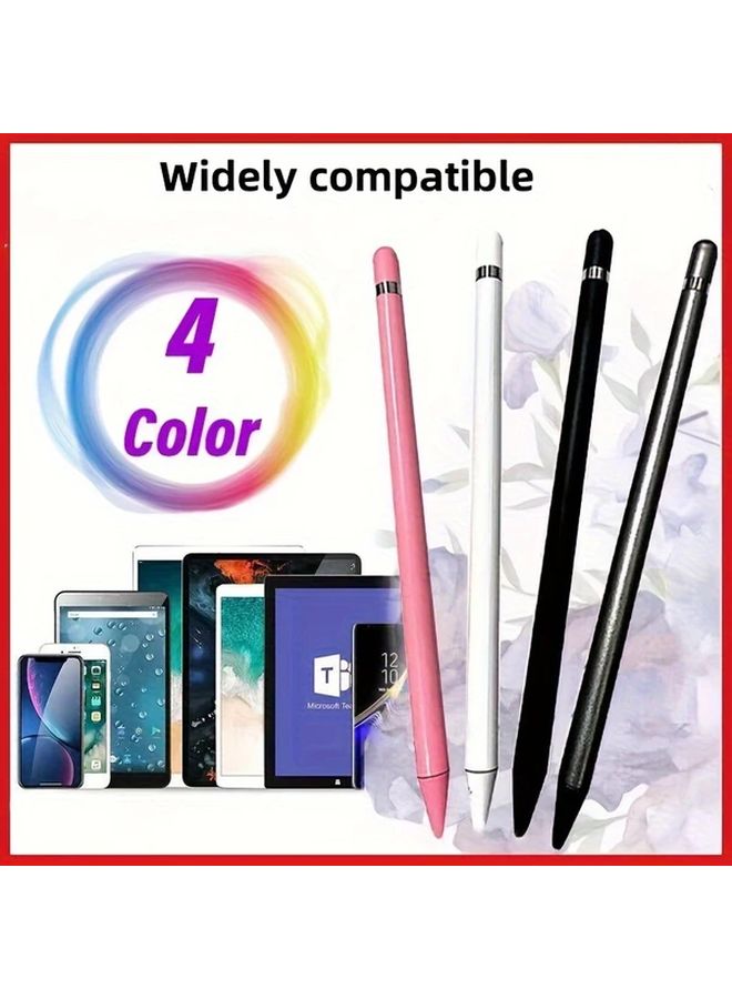 White Silicone Tip Stylus Pen For All Touch Screens iPad Tablet Android Microsoft Surface 1 PC - Image 3