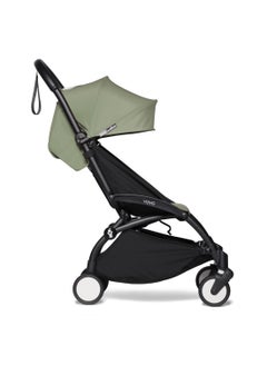 BABYZEN Yoyo 6+ Colour Pack Textiles Only Seat Cushion, Matching Canopy And Zipped Back Pocket Requires Baby Stroller Yoyo2 Frame - Olive  - Image 4