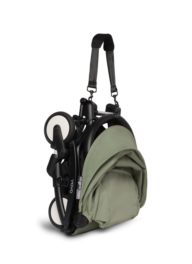 BABYZEN - Yoyo 6+ Colour Pack Textiles Only Seat Cushion, Matching Canopy And Zipped Back Pocket Requires Baby Stroller Yoyo2 Frame - Olive - Image 1