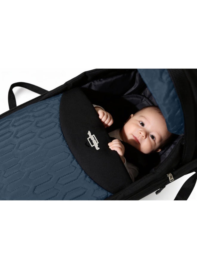 Petit Bebe Carry Cot Allure 0-12m – Navy - Image 4