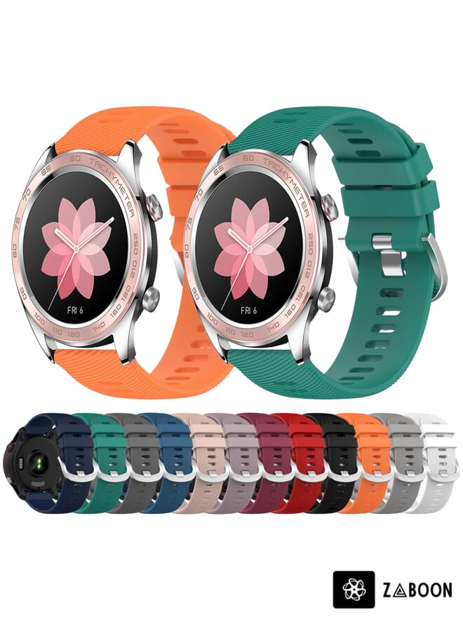 Zaboon ساعة هونر دريم 22 مم حزام ساعة سيليكون ناعم بلون موحد - Image 3