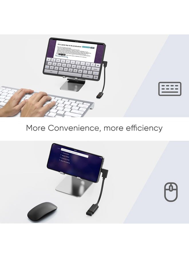 CableCreation Type C to USB 3.0 Adapter, 90 Degree USB C Male to USB A Female OTG Cable Adapter, Compatible with MacBook Pro, Samsung Note 8, Dell XPS 15 etc., 15 cm/Black - Image 4