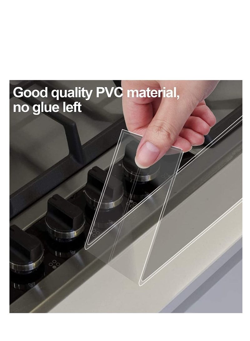 واي آند دي Self Adhesive Sealing Tape, Transparent Caulk Tape with Silicone Removal Scraper - Image 2