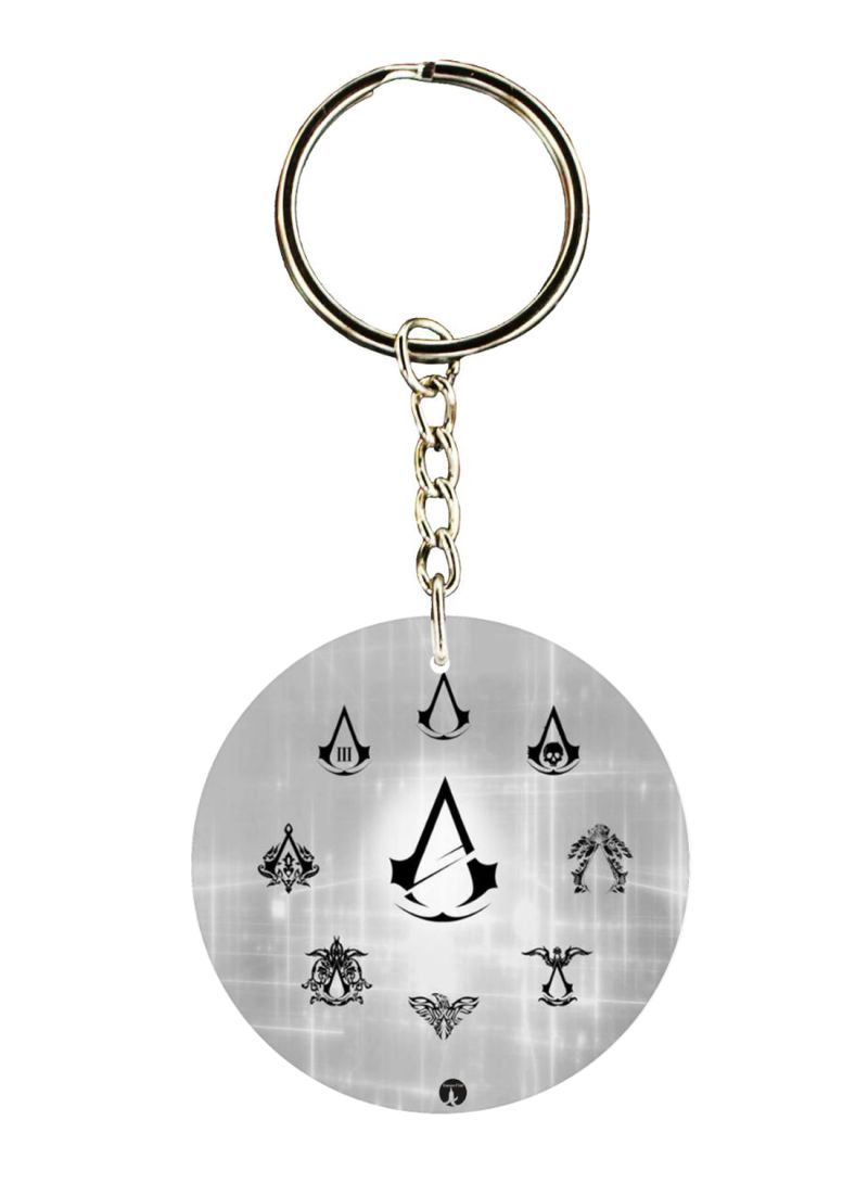 Double Sided Assassin's Creed Printed Keychain