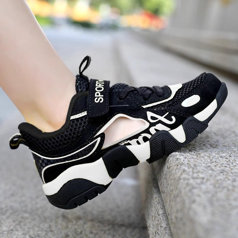 Boys Sandals Summer Children'S Mesh Breathable Baotou Sneaker Middle And Big Children'S Outer Wear Beach Shoes - Image 5