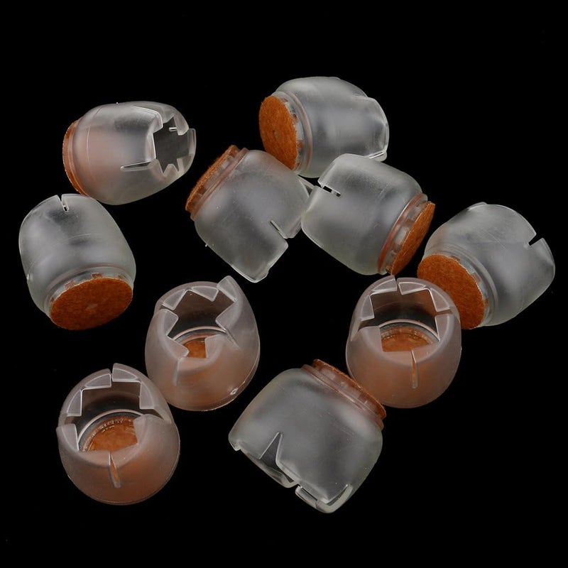 klarako 10 Pieces Chair Leg Caps Feet Pads Furniture Table Covers Floor Protector Silicone Round Square Rectangle Legs klarako26klarako31mm - Image 5