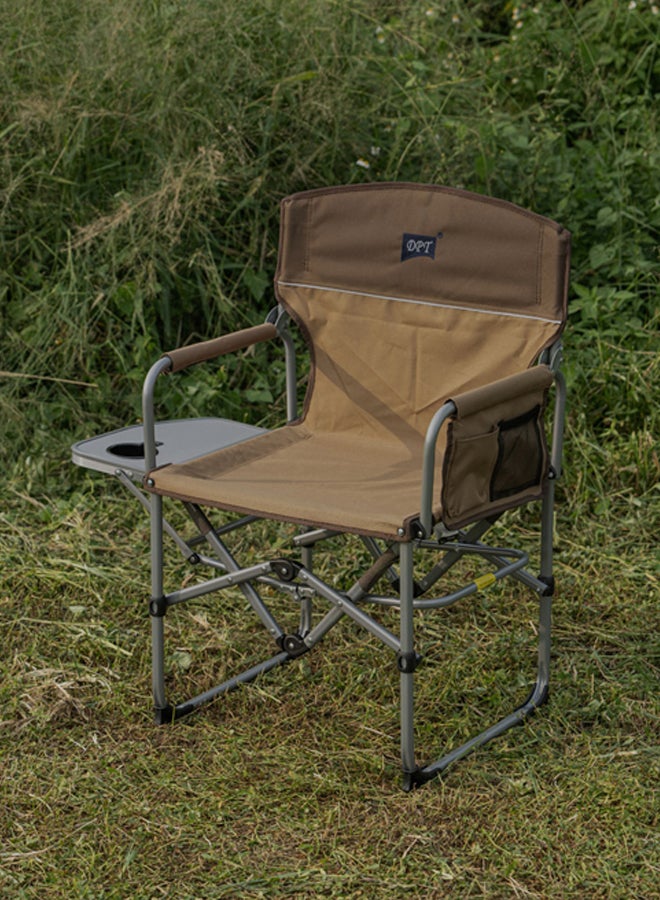 DPT Camping Chairs for Trips, Camping Chair, Brown Light, Size 83*60*50*44*92 Cm - Image 2