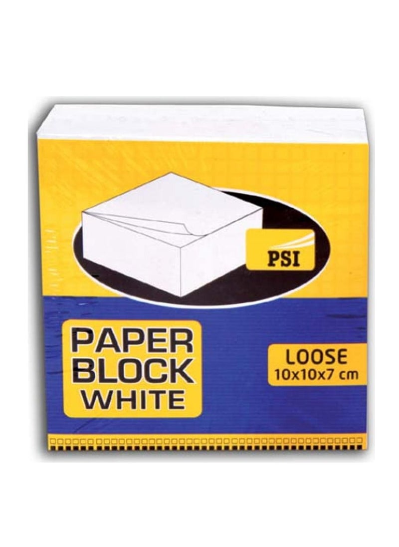 Psi 4-Piece Loose Memo Paper Block White Sheets  - Image 2