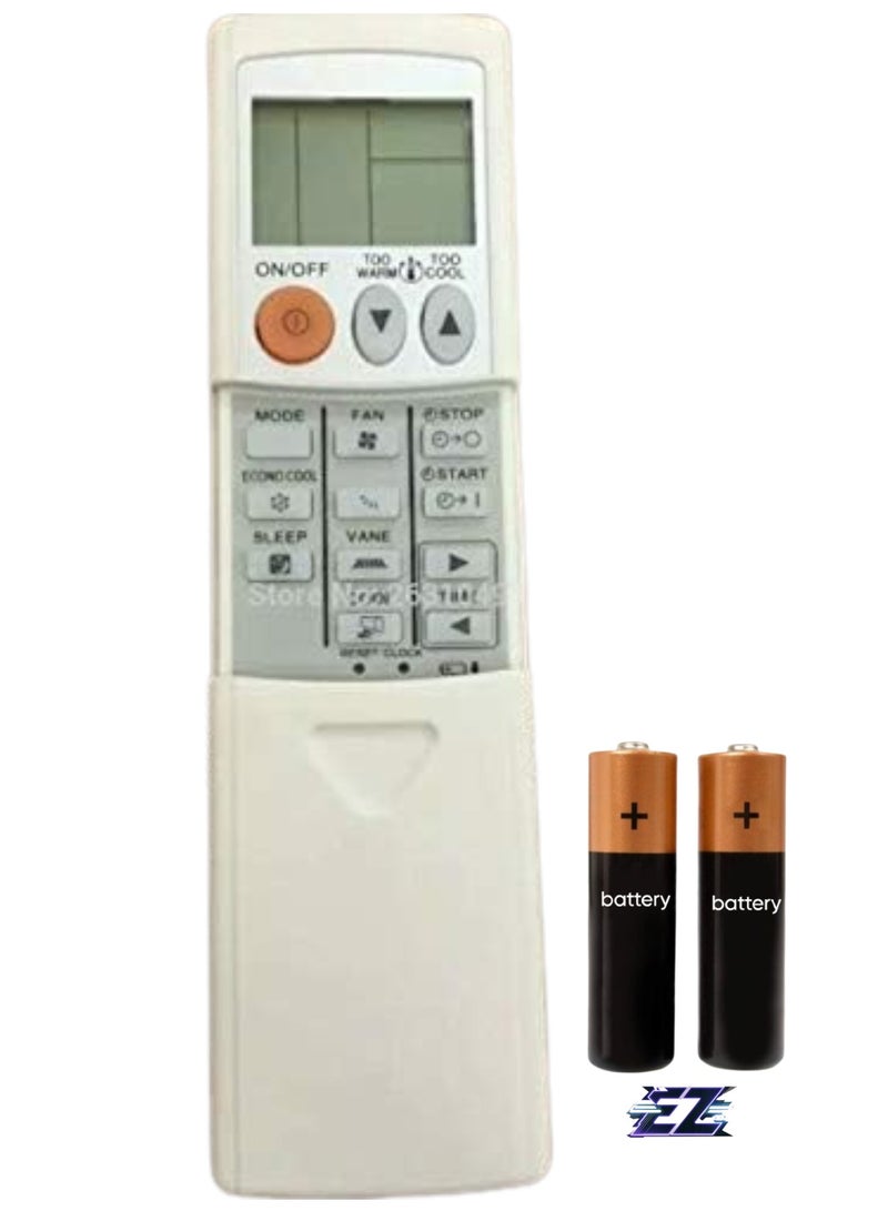 ELTRAZONE Remote Control Suitable for Mitsubishi Air Conditioner KM09A KM09D KM09E KM09G MUZ-A09YV with battery - Image 1