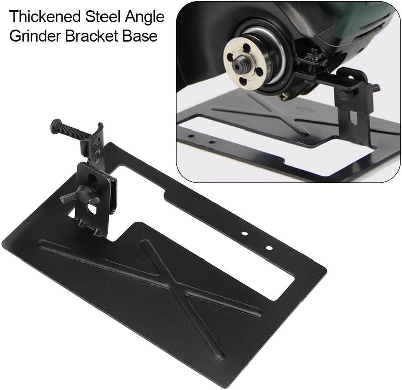 klarako Angle Grinder Bracket, Metal Angle Grinder Holder, Angle Grinder Cutting Machine Bracket Base 20mm to 30mm Adjustable - Image 5